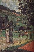 Ma and scenery, Paul Gauguin